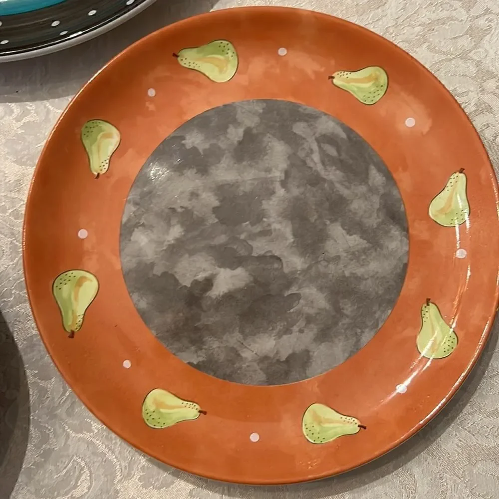 Bois d’Are for the Essex collection 2 plates 1 bowl  no chips or cracks EUC